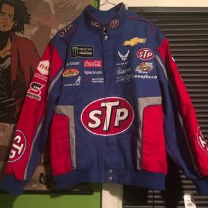 Bubba Wallace NASCAR STP pit jacket.  JHdesign